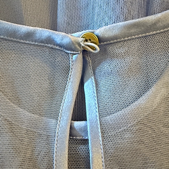 J. Crew Kids Dress in Soft Blue with tulle - Picture 3 of 4